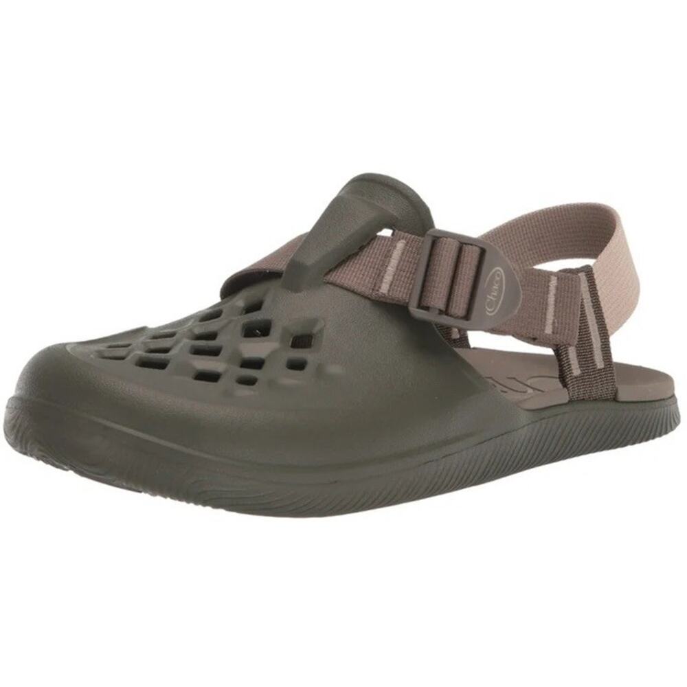 Chaco Men's Sandals in Olive and Taupe